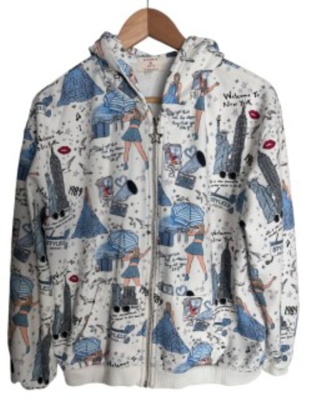 Elisabeth + Faith Taylor Swift Full Zip Hoodie S/M